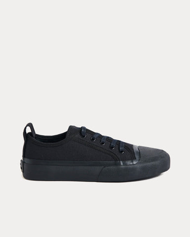 Studio Nicholson Byrd Canvas Darkest Navy Low Top Sneakers