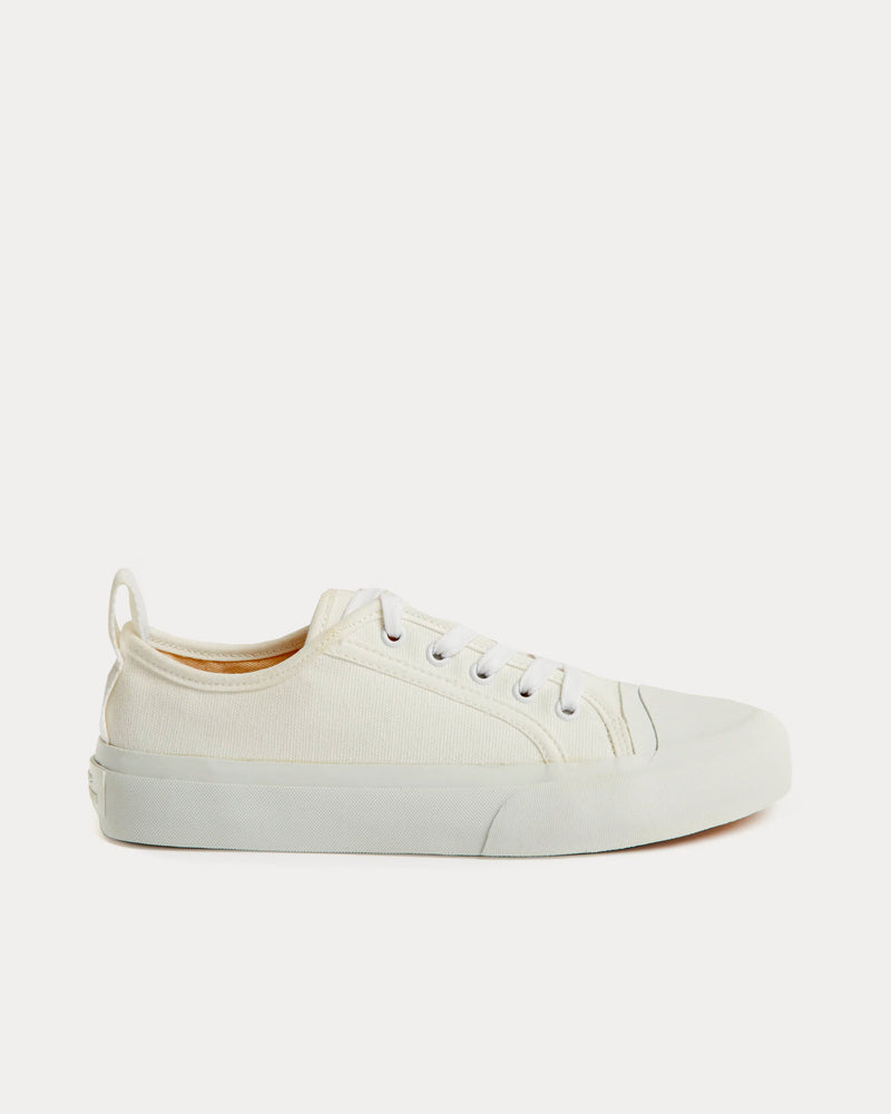 Studio Nicholson Byrd Canvas Cream Low Top Sneakers - 1