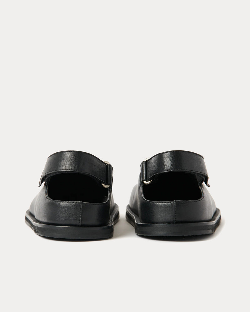 Studio Nicholson Hardning Leather Black Clogs - 3