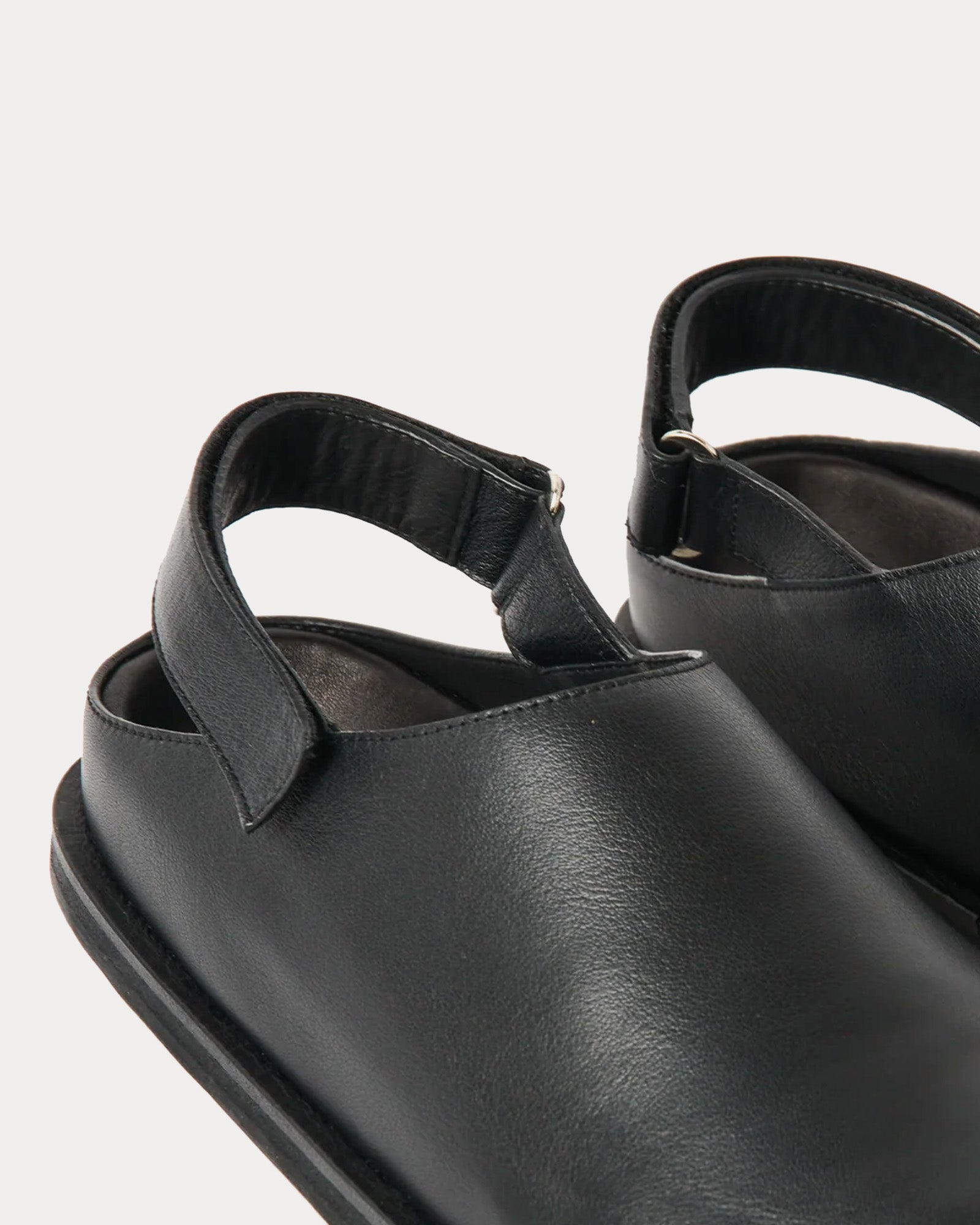 Studio Nicholson Hardning Leather Black Clogs - 4