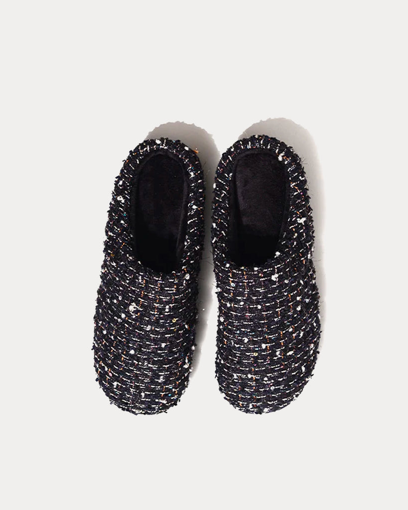 Subu Tweed Aurora Slippers - Sneak in Peace