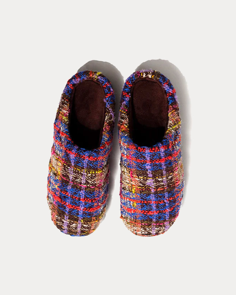 Subu Tweed Prism Slippers - Sneak in Peace