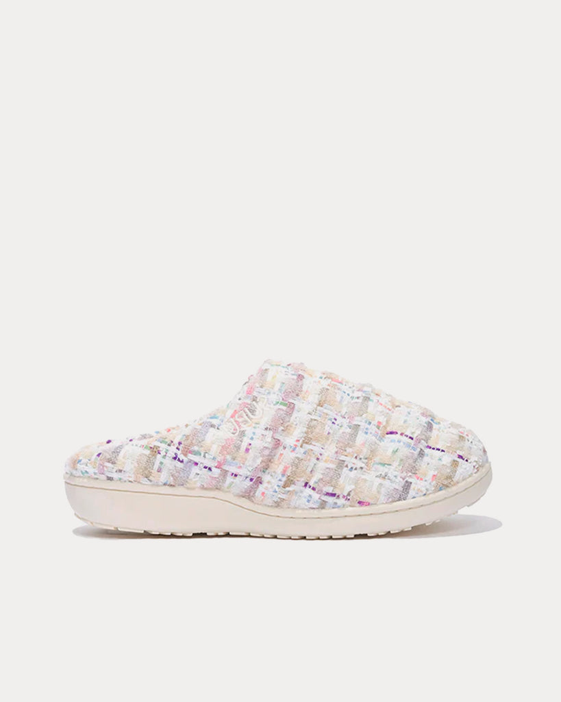 Subu Tweed Cloudbow Slippers - Sneak in Peace