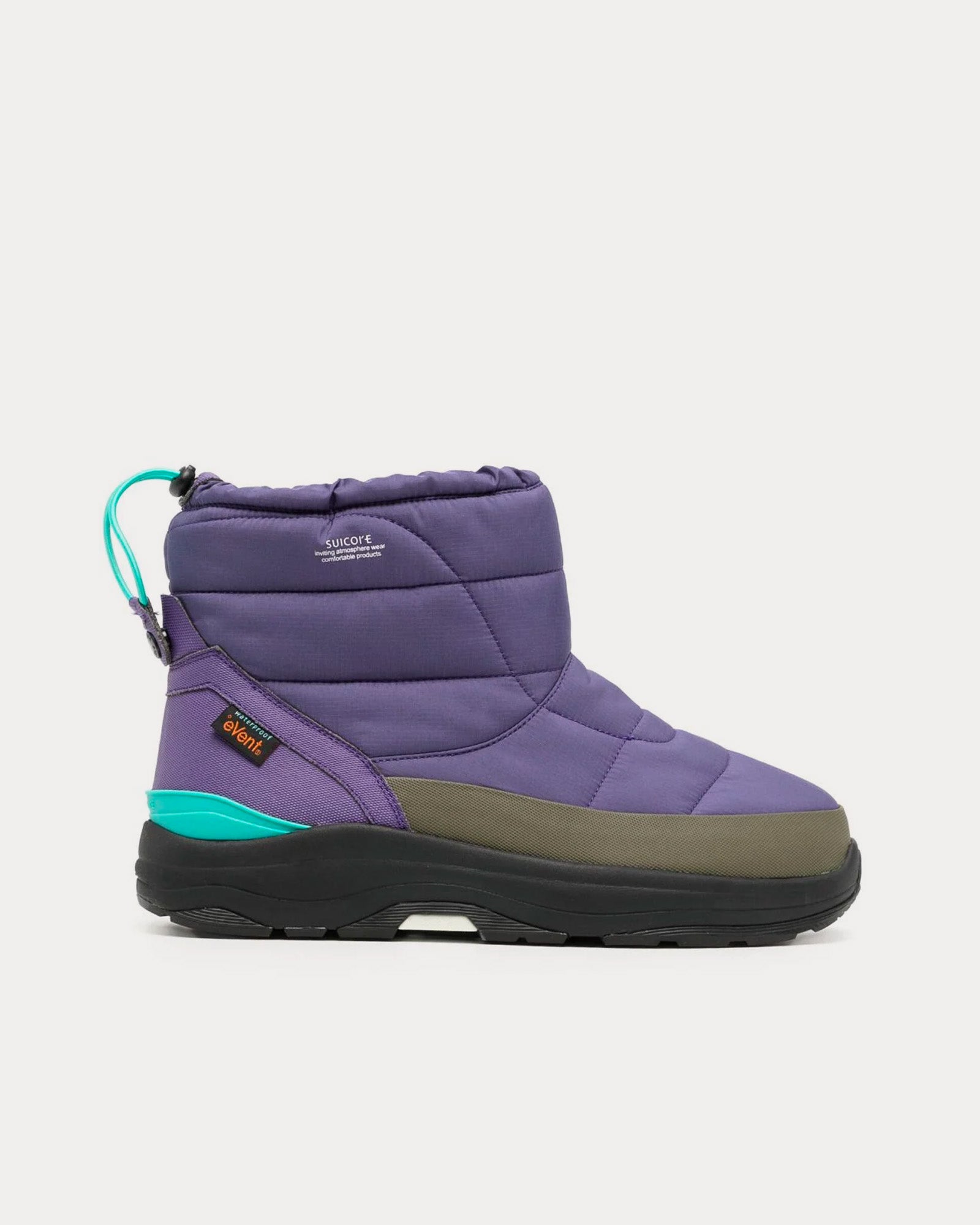 Suicoke BOWER-evab Lavender Purple / Black Snow Boots - 1