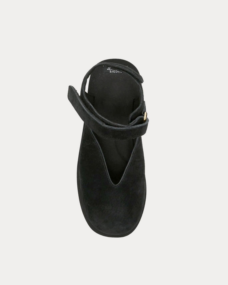 Suicoke Odea Leather Black Sandals - 2