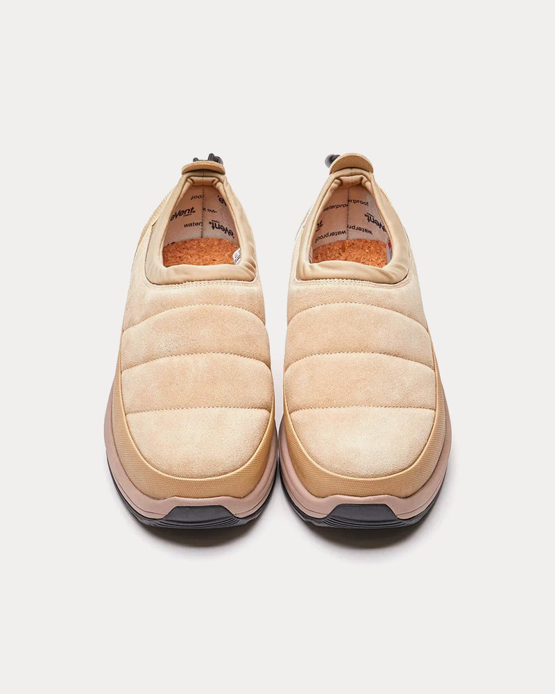 Suicoke PEPPER-mod-sev Suede Beige Slip On Sneakers - 2