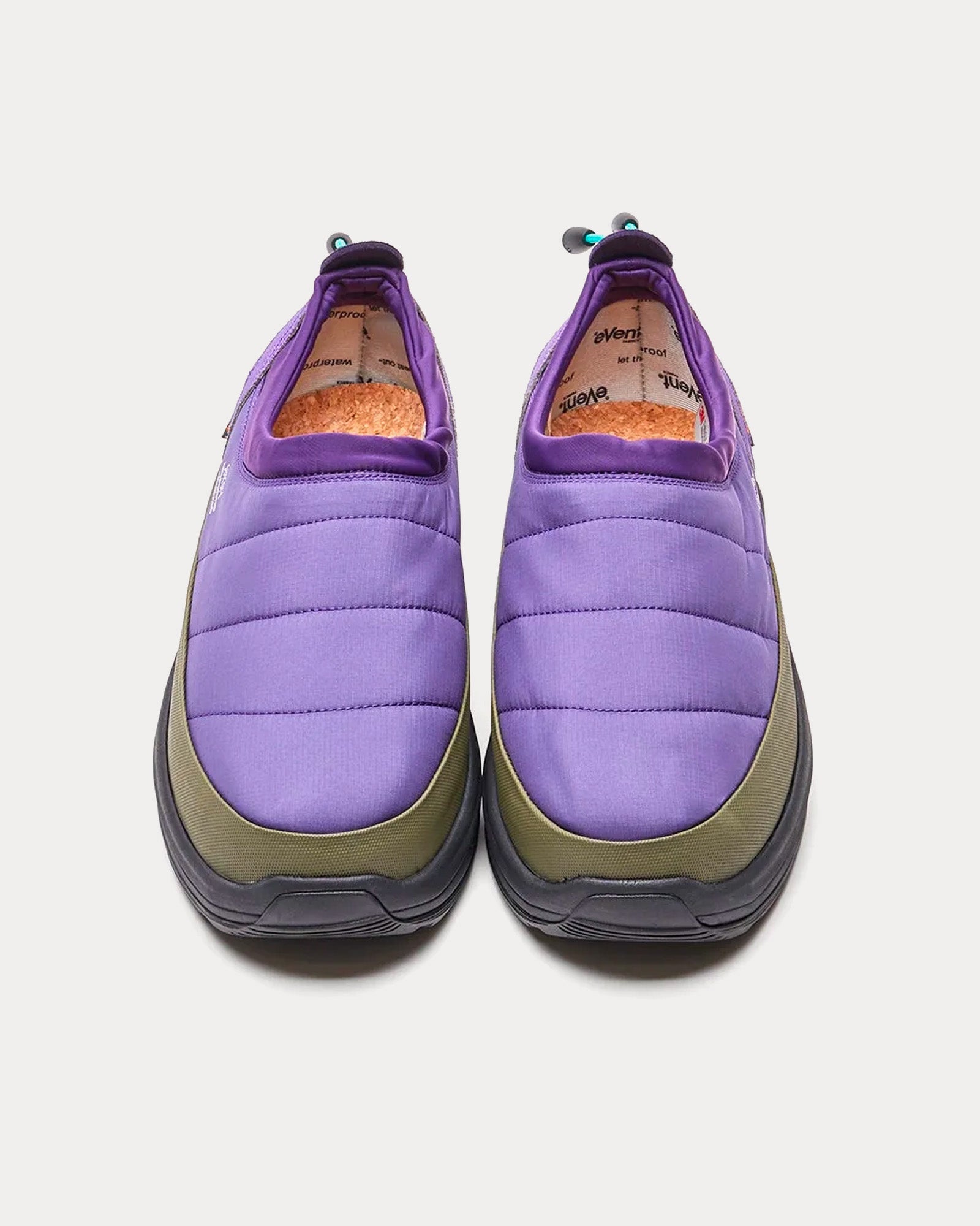 Suicoke PEPPER-mod-ev Purple / Blac Slip On Sneakers - 2