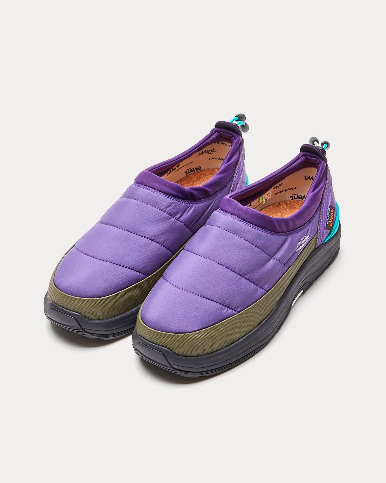 Suicoke PEPPER-mod-ev Purple / Blac Slip On Sneakers - 3