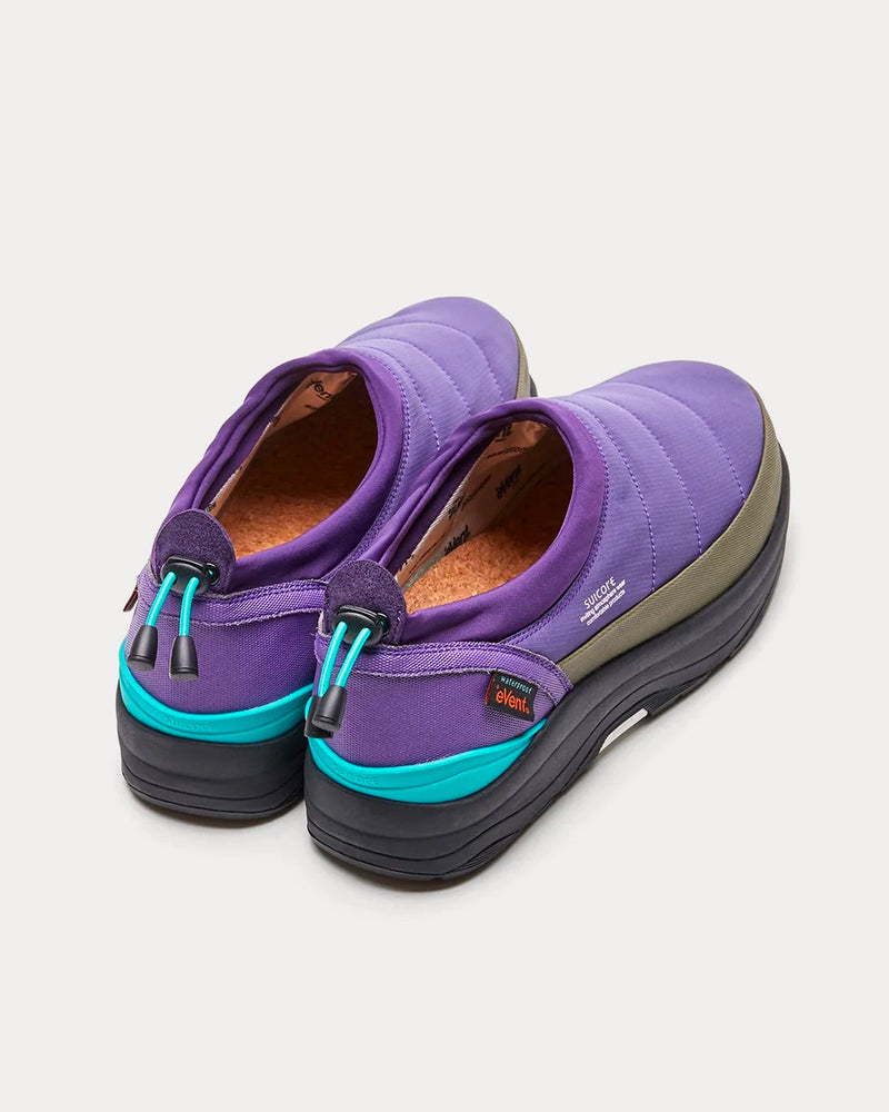 Suicoke PEPPER-mod-ev Purple / Blac Slip On Sneakers - 4