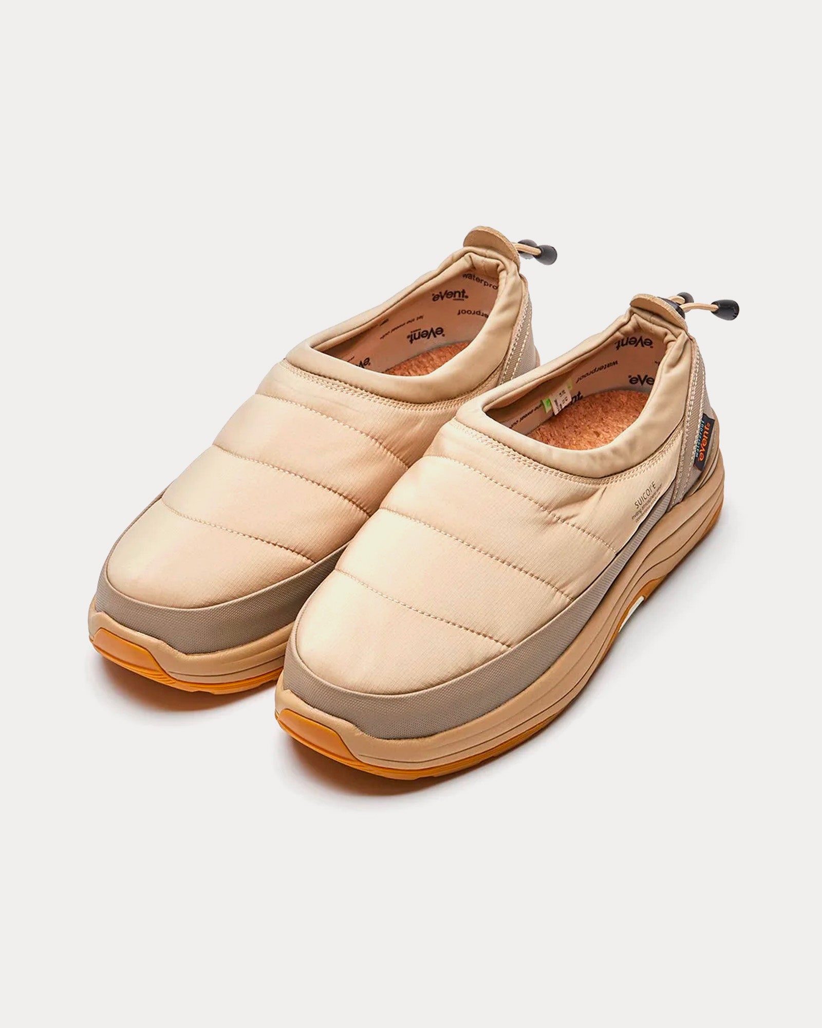 Suicoke PEPPER-mod-ev Beige Slip On Sneakers - 3