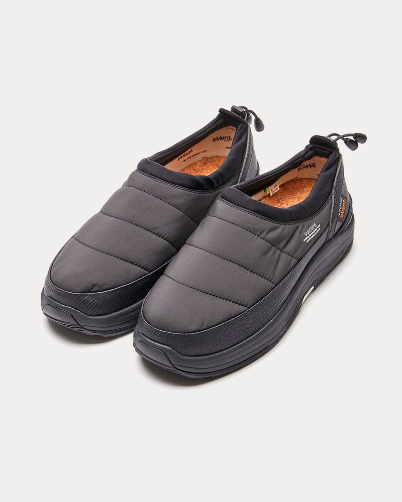 Suicoke PEPPER-mod-ev Black Slip On Sneakers - 3