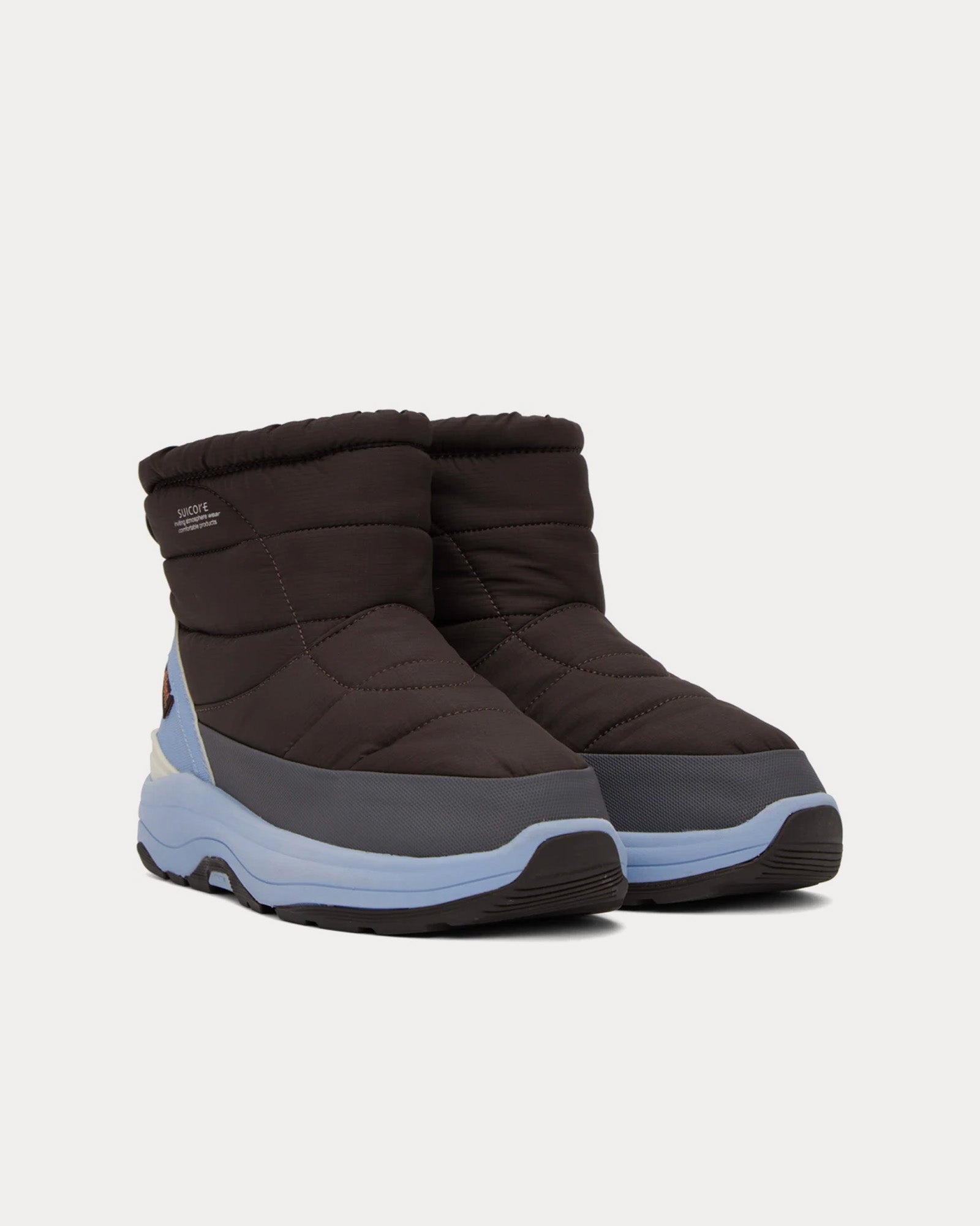 Suicoke BOWER-evab Dark Brown / Blue Snow Boots - 2