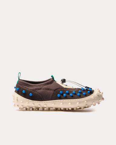 Sunnei 1000CHIODI TRK Brown / Blue Slip On Sneakers