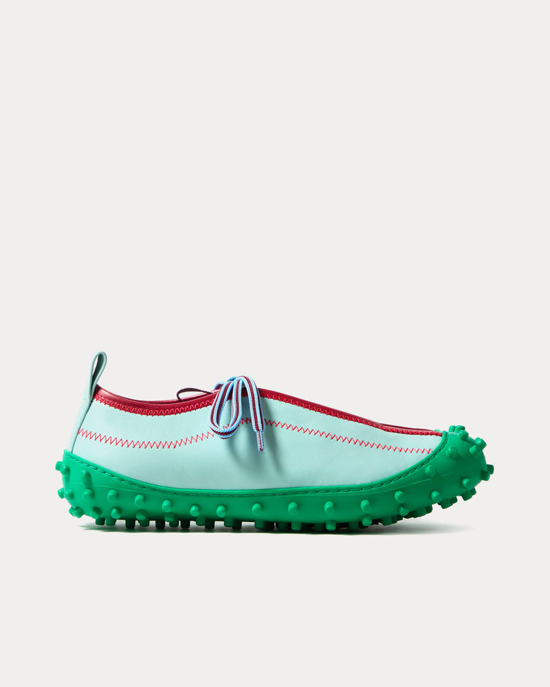 Sunnei 1000CHIODI Green Slip On Sneakers - 1