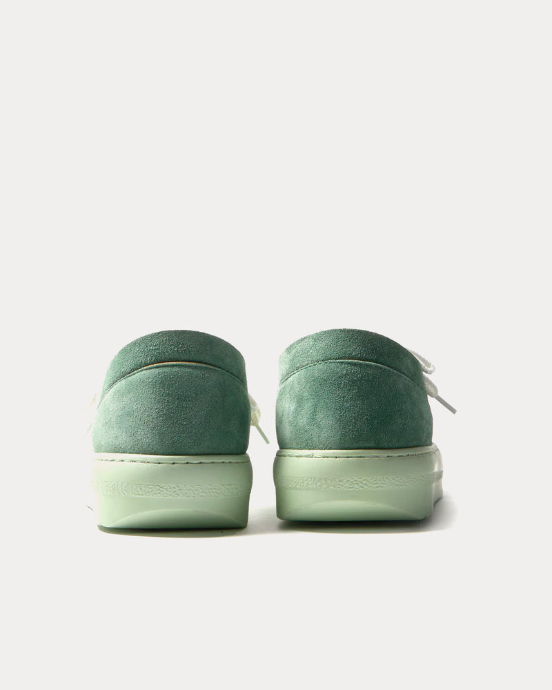 Sunnei Dreamy Suede Fern Green Low Top Sneakers - 2