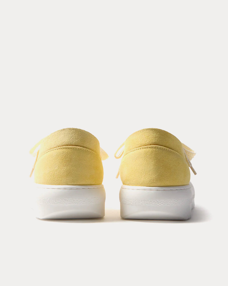 Sunnei Dreamy Suede Light Yellow Low Top Sneakers - 2