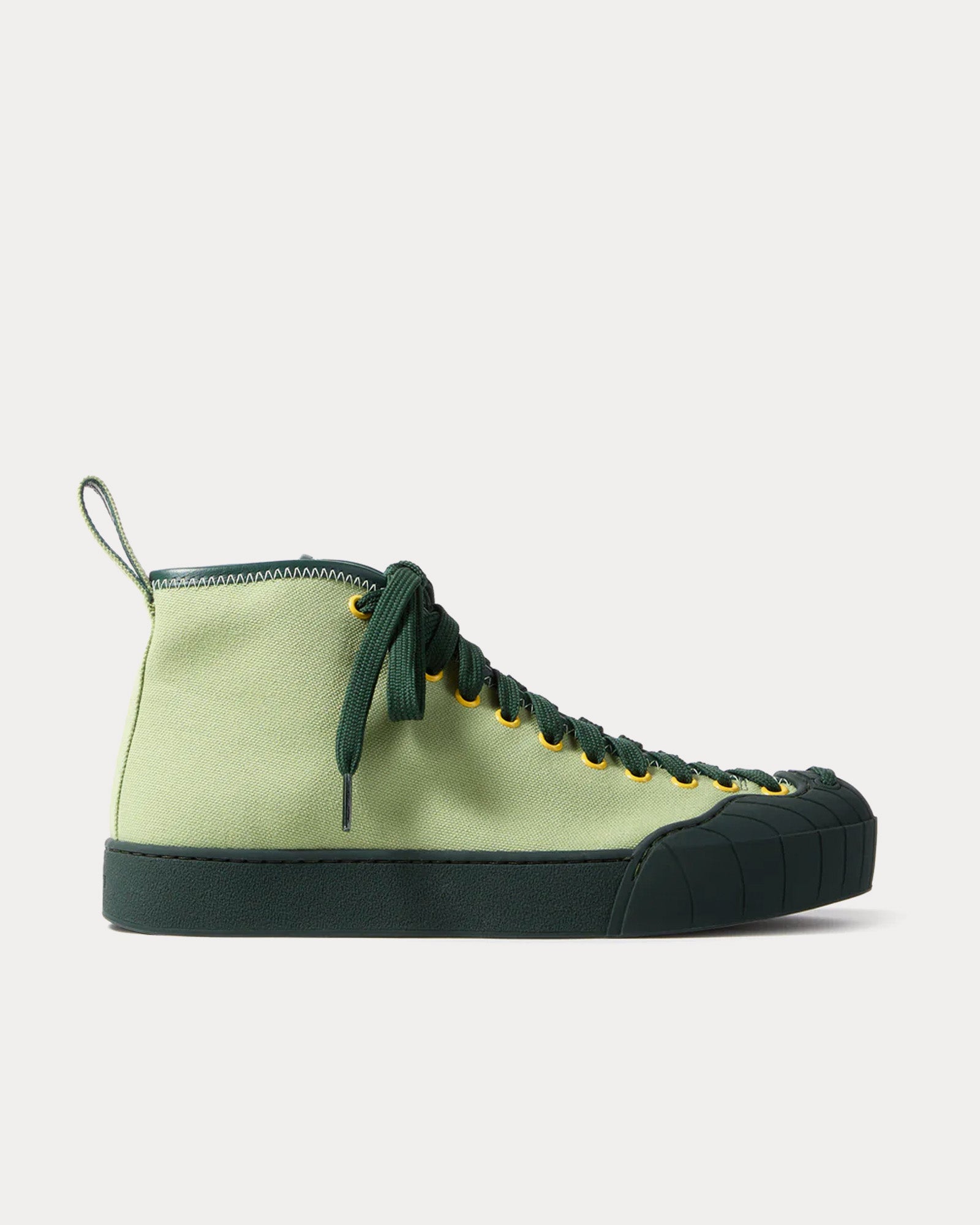 Sunnei Isi Pale Green High Top Sneakers - 1