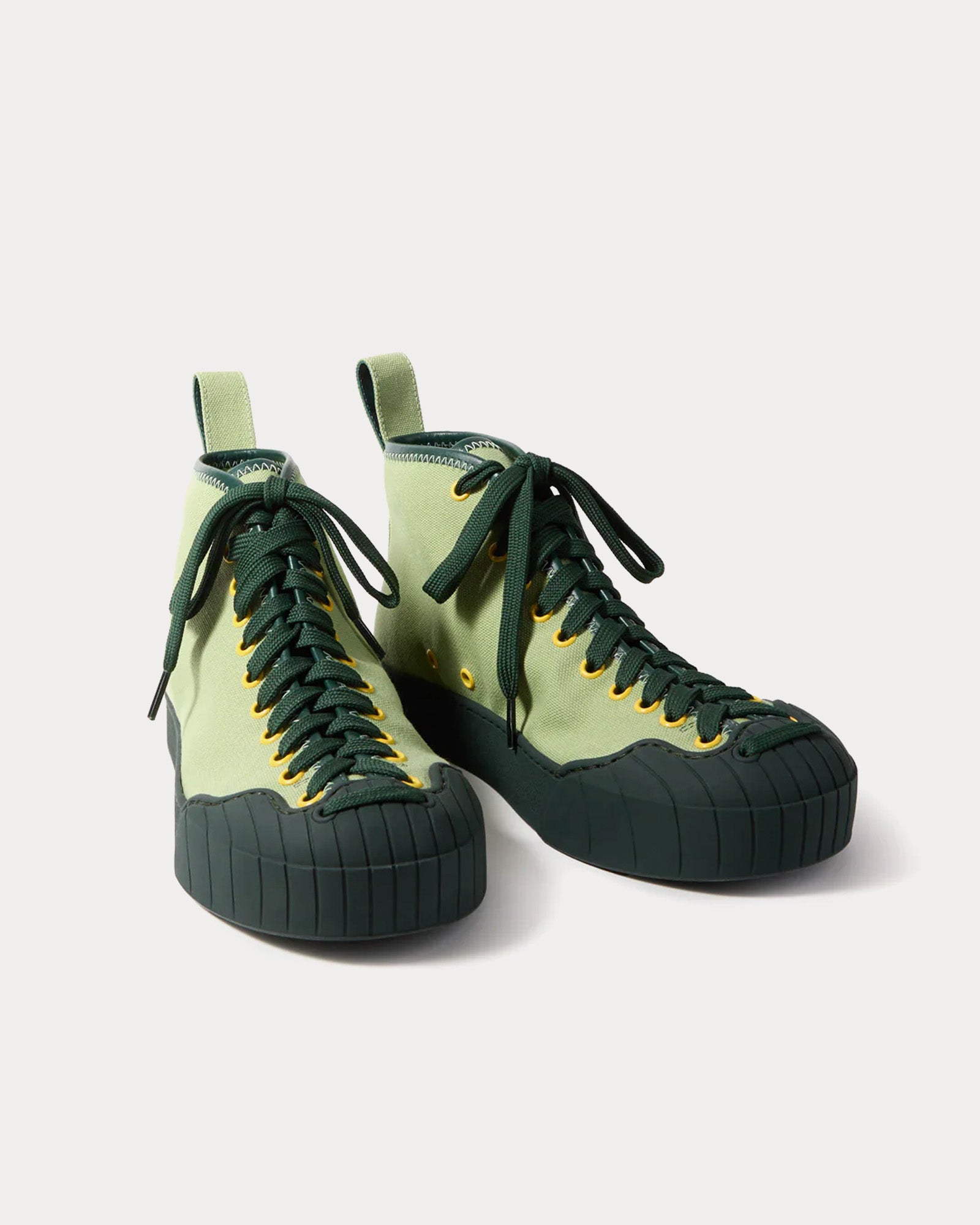 Sunnei Isi Pale Green High Top Sneakers - 2