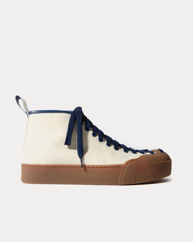 Sunnei Isi White / Bluette High Top Sneakers