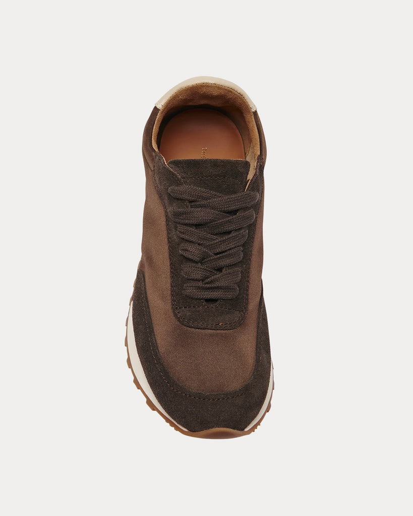 The Row Owen Runner Suede & Nylon Brown / Brown Low Top Sneakers