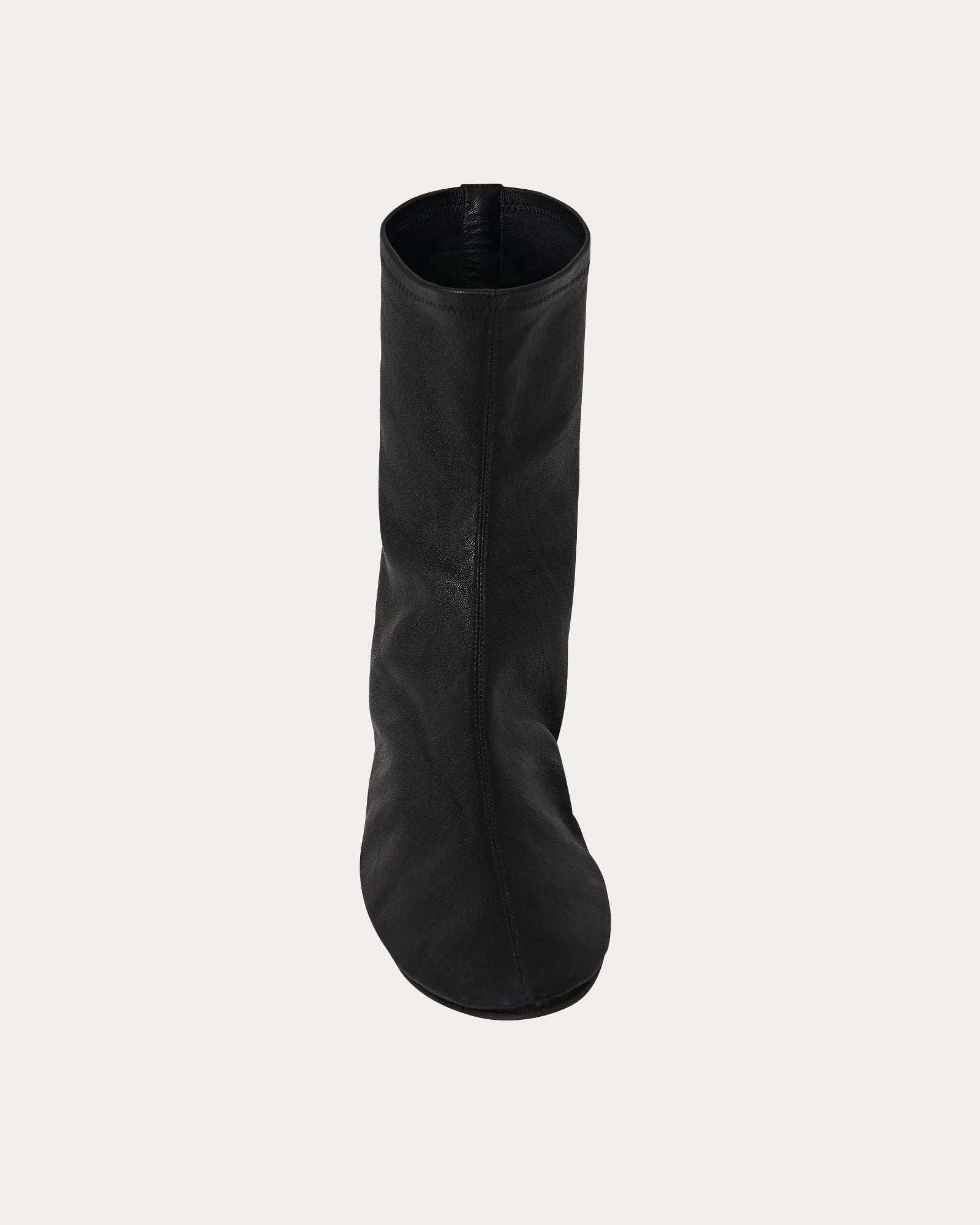 The Row Sock Leather Black Boots - 2