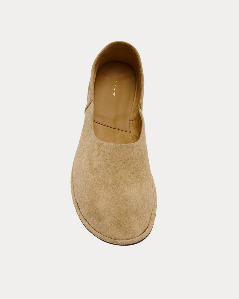 The Row Canal Suede Trench Slip Ons - 2