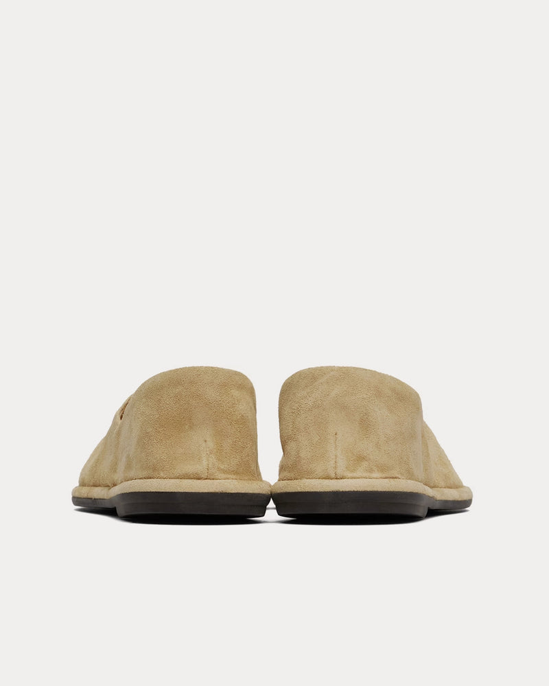 The Row Canal Suede Trench Slip Ons - 3