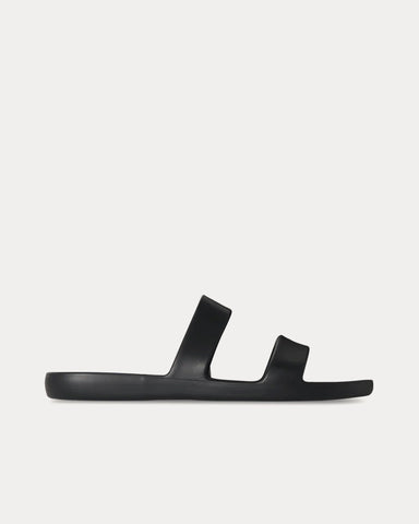 The Row Foam Rubber Black Sandals