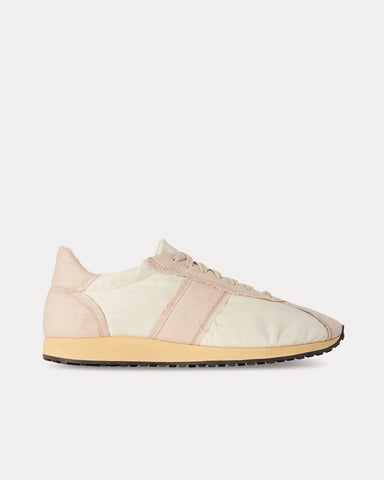 The Row Mica Cashmere & Nylon Beige / Off White Low Top Sneakers