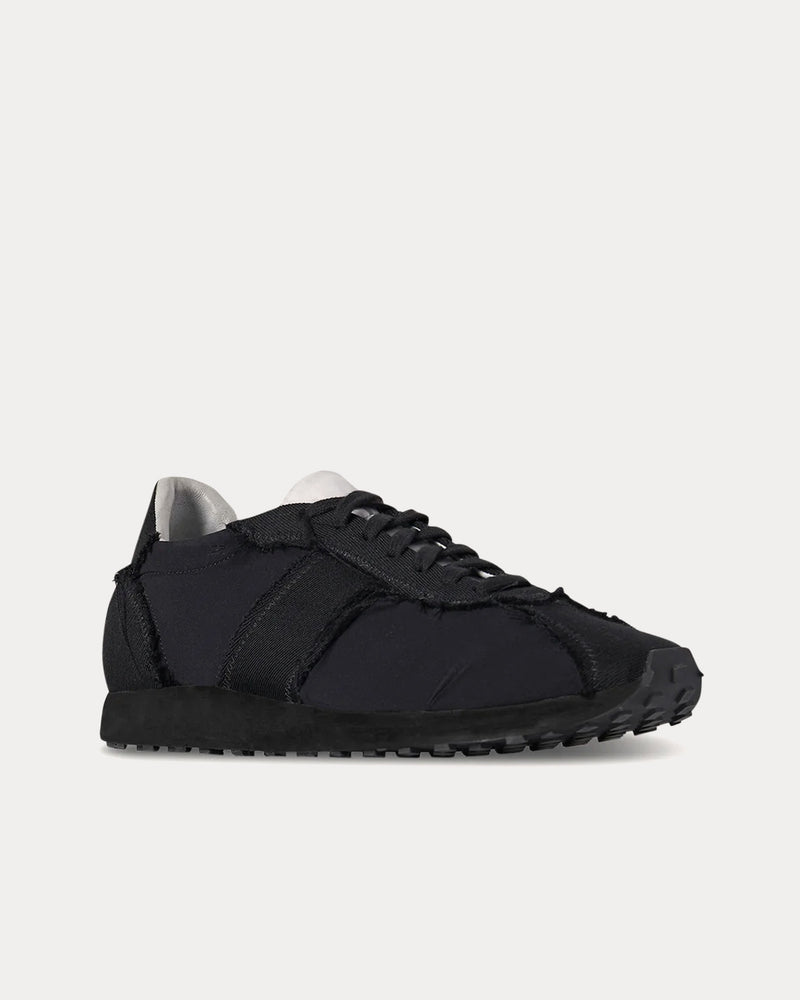 The Row Mica Wool & Nylon Black / Light Grey Low Top Sneakers - 3