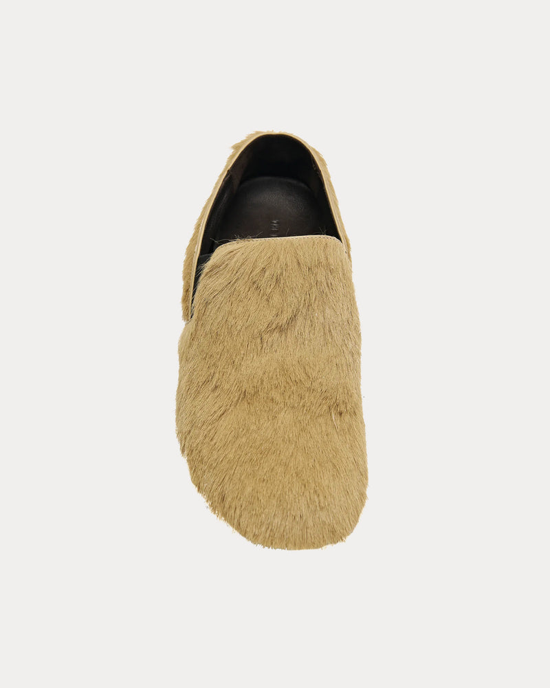 The Row Vincit Pony Beige Slip Ons - 2