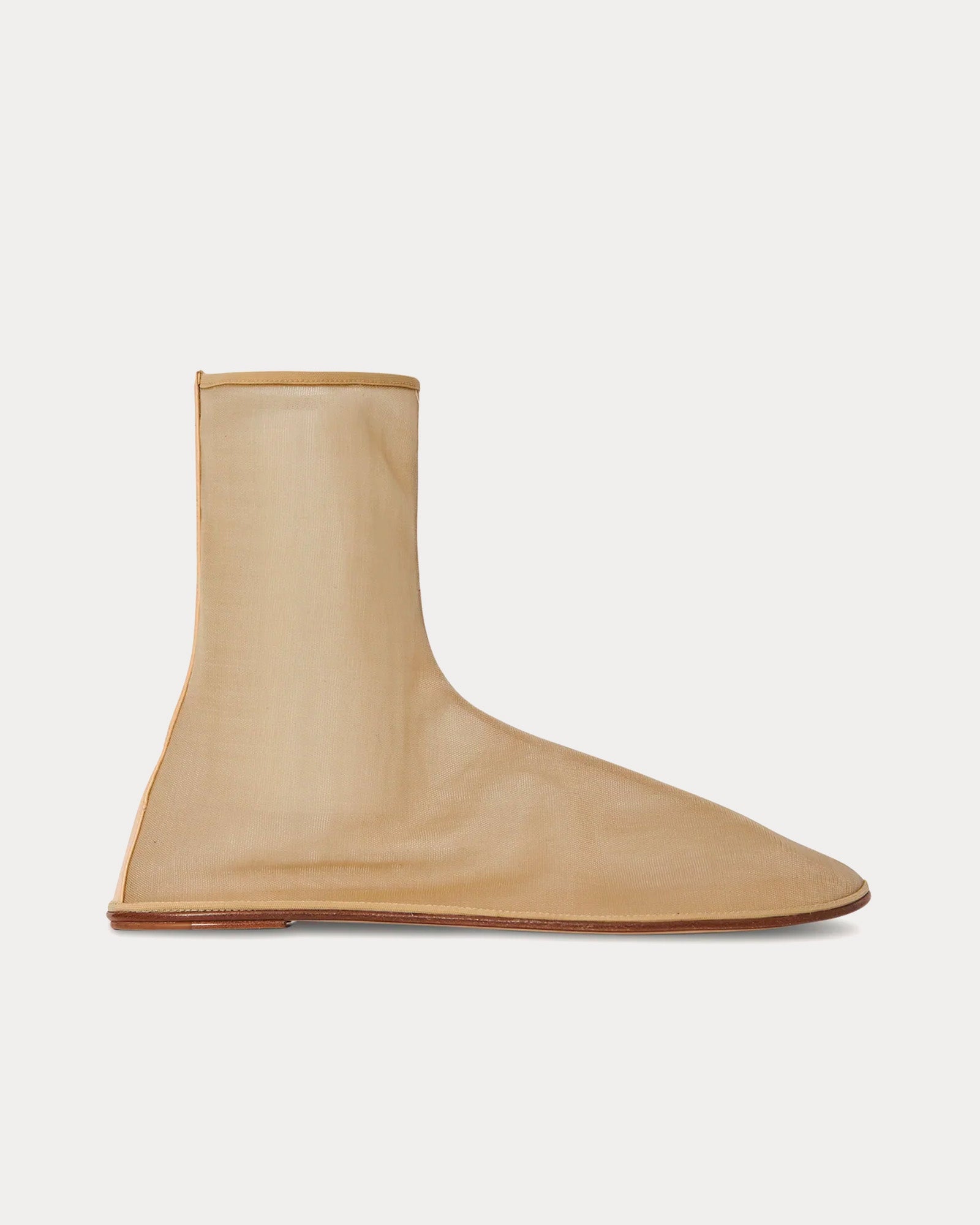 The Row Sock Nylon Nude Boots Sneak in Peace