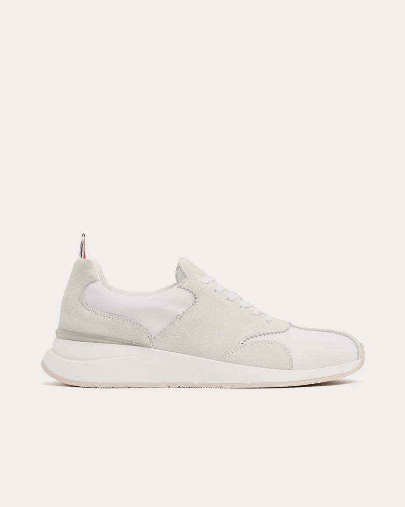 Thom Browne Sprinter Nylon White Low Top Sneakers - 1