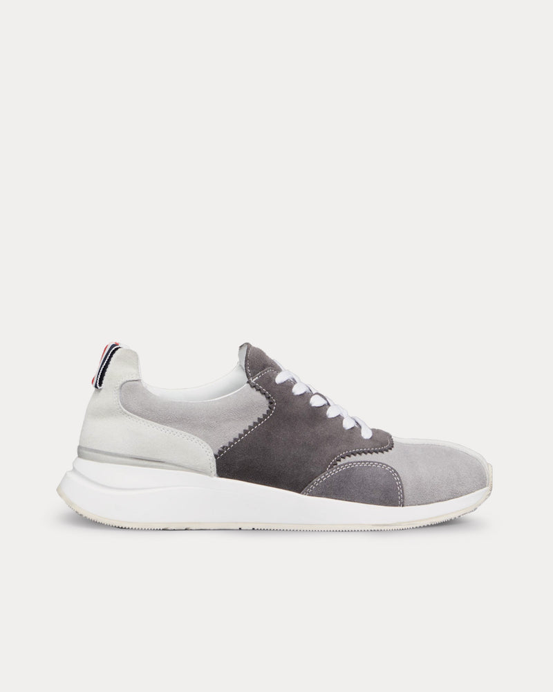 Thom Browne Sprinter Nylon Grey Low Top Sneakers - 1