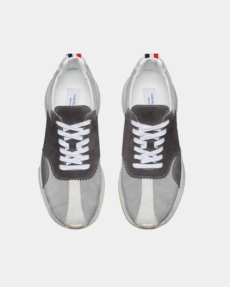 Thom Browne Sprinter Nylon Grey Low Top Sneakers - 2