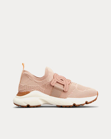 Tod's Kate Technical Fabric Pink Slip On Sneakers