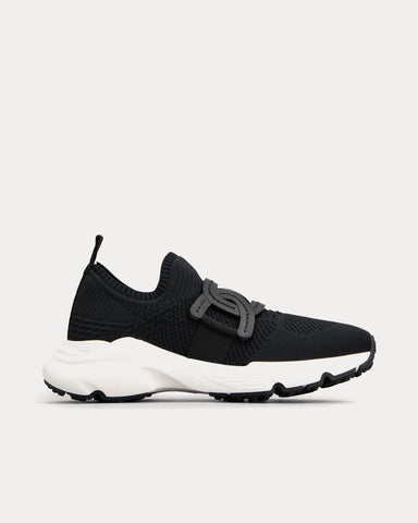 Tod's Kate Technical Fabric Black Slip On Sneakers