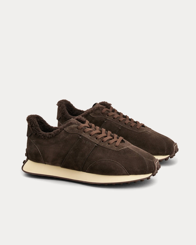 Tod's T Vintage Suede Brown Low Top Sneakers - 2