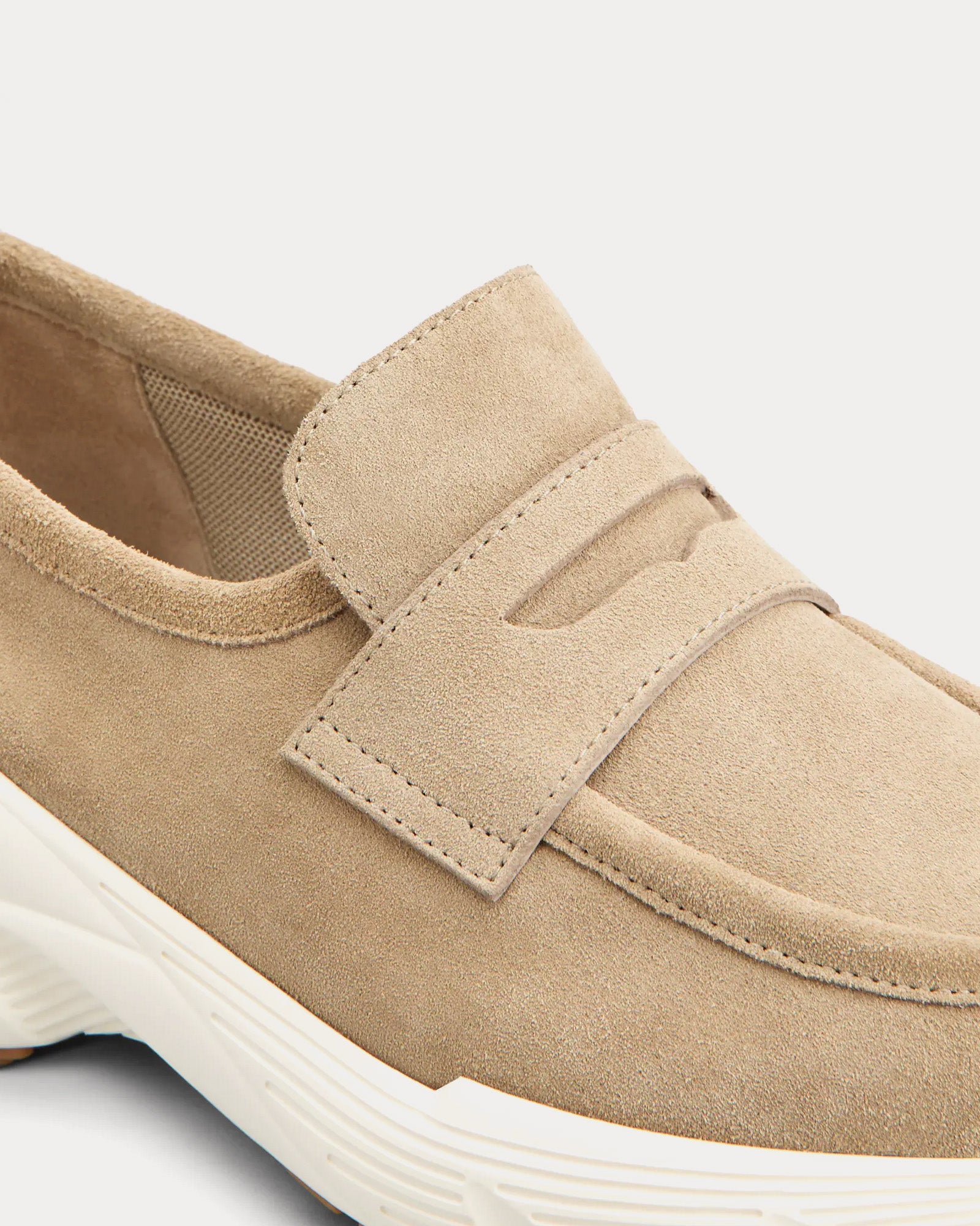 Tod's Sporty Suede Beige Loafers - 2