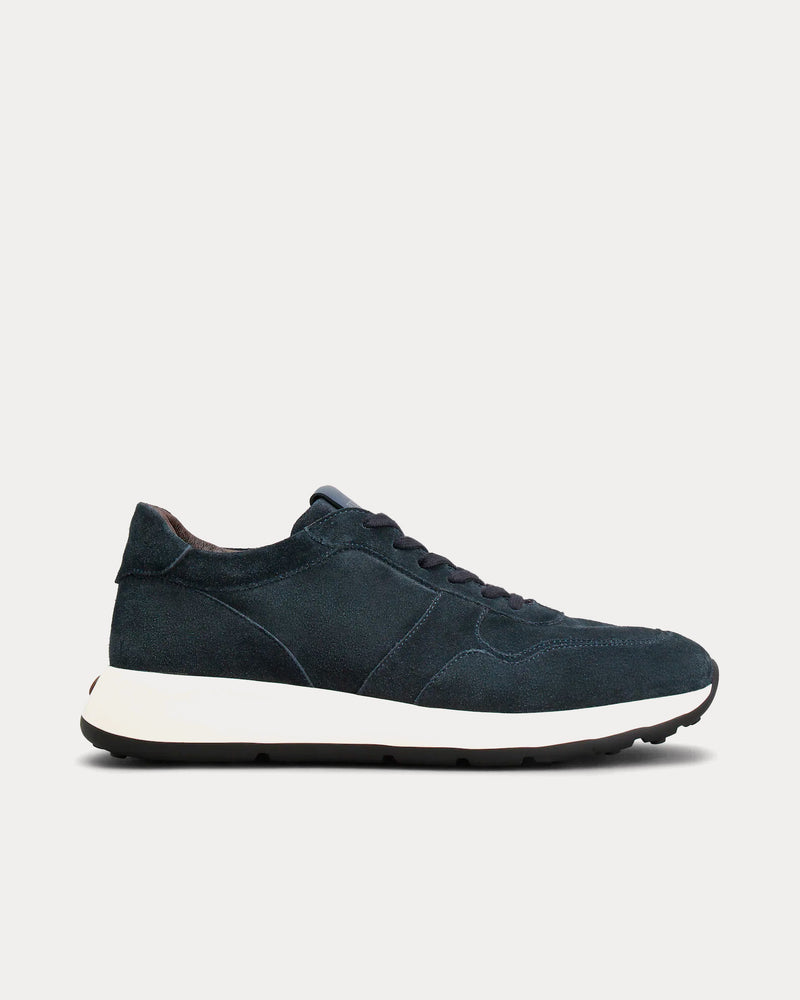 Tod's Suede Blue Low Top Sneakers - 1