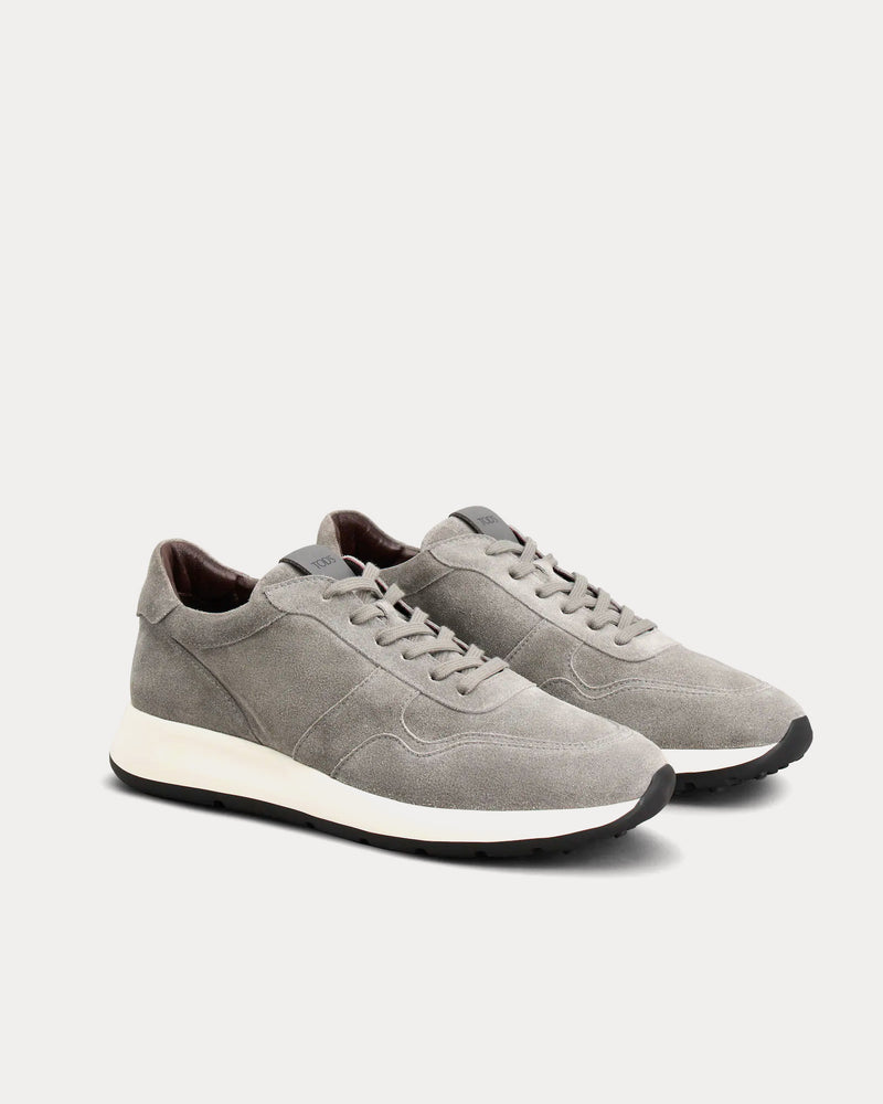 Tod's Suede Grey Low Top Sneakers - 2