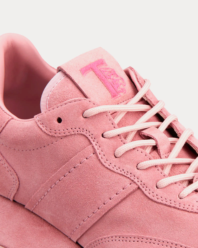 Tod's 1T Suede Pink Low Top Sneakers - 3