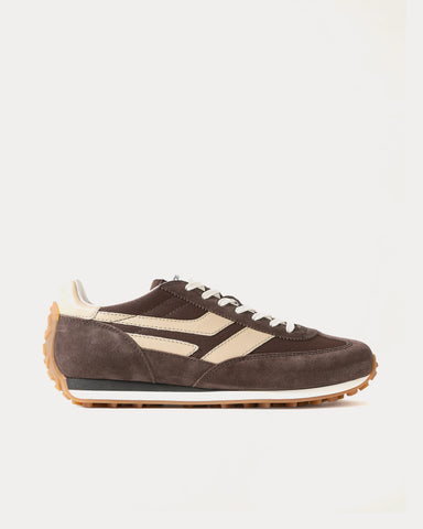 Tom Ford Mick Suede Dark Brown Low Top Sneakers