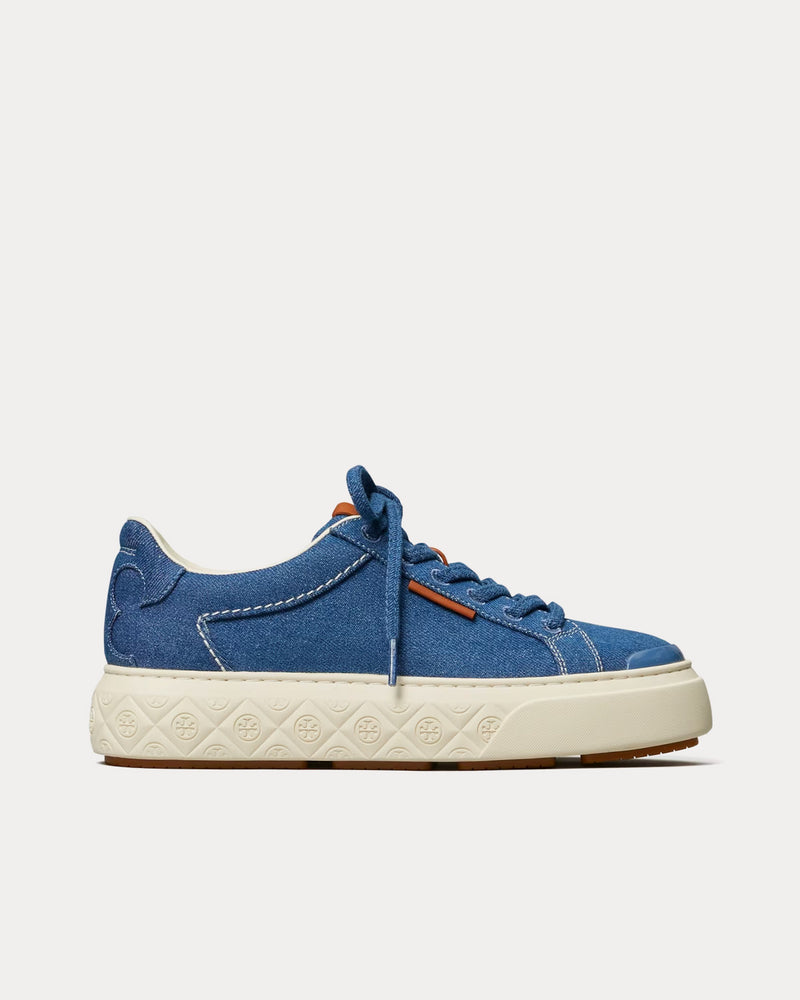 Tory Burch Ladybug Azul Low Top Sneakers - 1