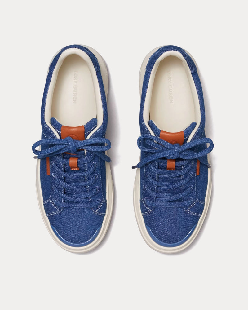 Tory Burch Ladybug Azul Low Top Sneakers - 2