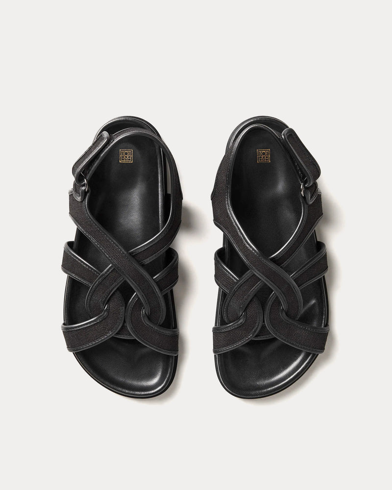 Toteme Chunky Black Sandals - 2