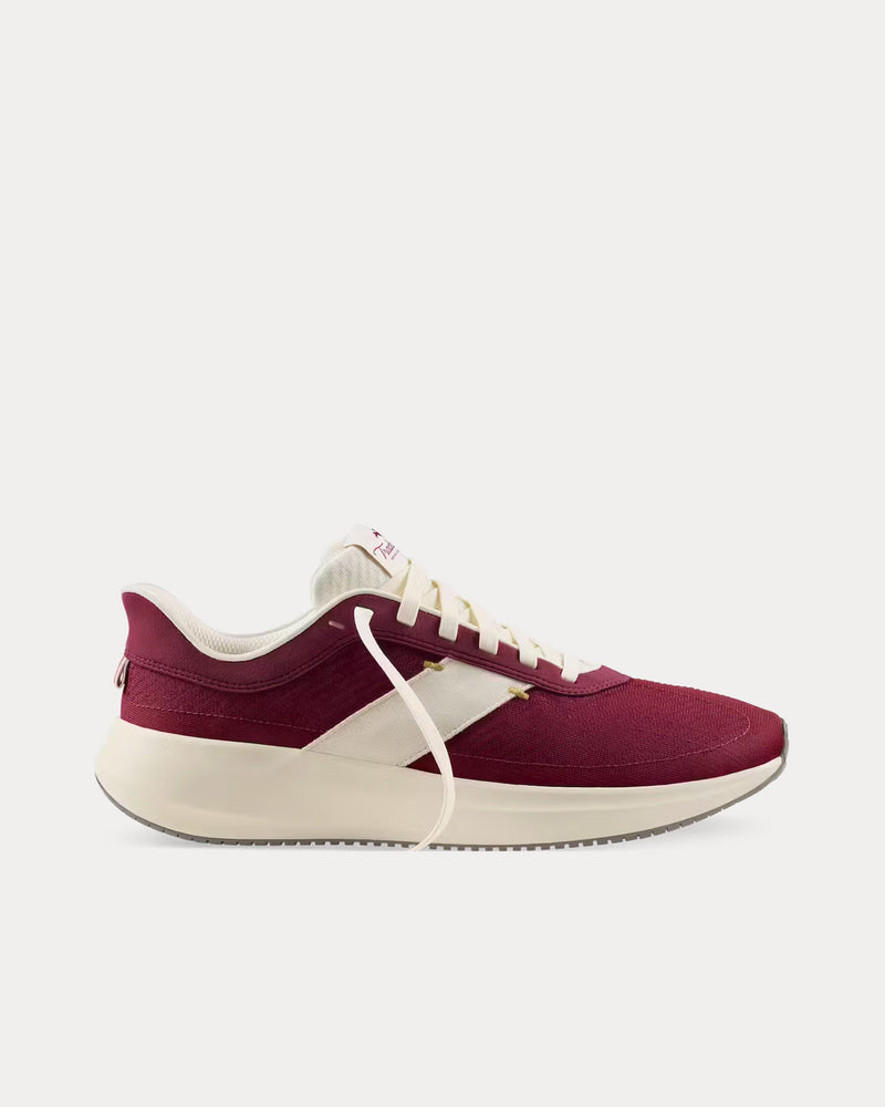 Tracksmith Eliot Runner Wine / Ivory Running Shoes - 1