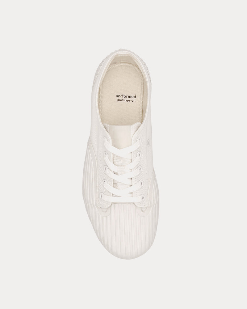 Unformed Prototype 01 Canvas Off White Low Top Sneakers - 2