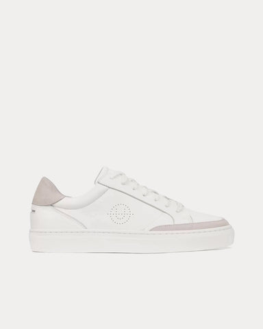 Unseen Footwear Helier Leather & Suede White / Bone Low Top Sneakers