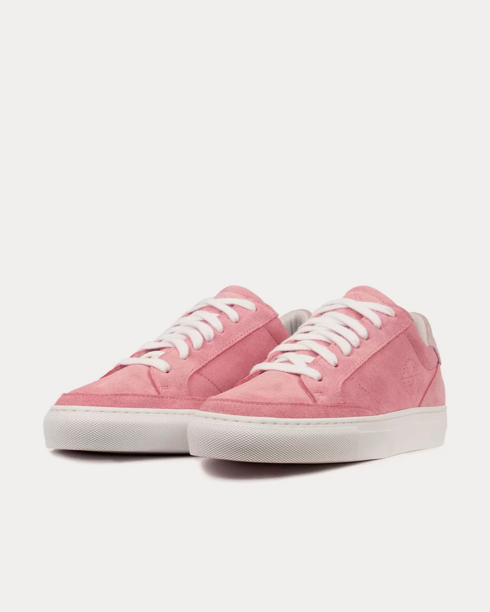 Unseen Footwear - Helier Suede Pink / Bone Low Top Sneakers